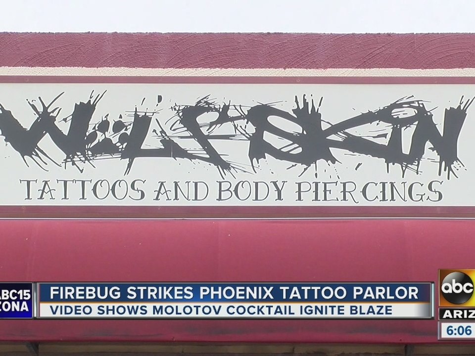 Explosive device thrown through window of Valley tattoo shop