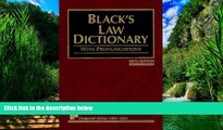Big Deals  Black s Law Dictionary with Pronunciations, 6th Edition (Centennial Edition 1891-1991)