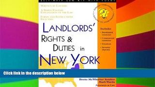 READ FULL  Landlords  Rights and Duties in New York (Self-Help Law Kit With Forms)  READ Ebook