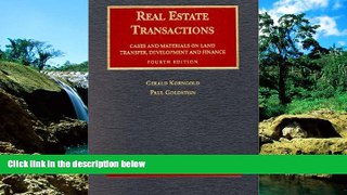 READ FULL  Real Estate Transactions: Cases and Materials on Land Transfer, Development and Finance