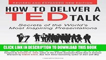 [PDF] How to Deliver a TED Talk: Secrets of the World s Most Inspiring Presentations, revised and