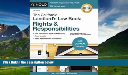 Books to Read  The California Landlord s Law Book: Rights   Responsibilities  Best Seller Books