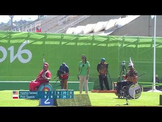 Men's Individual Recurve Open 1/16 - Sanawi v Sawicki - Rio 2016 Paralympics