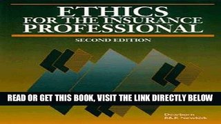 [New] Ebook Ethics for the Insurance Professional Free Read