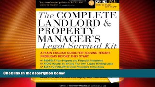 Big Deals  The Complete Landlord and Property Manager s Legal Survival Kit (Complete . . . Kit)
