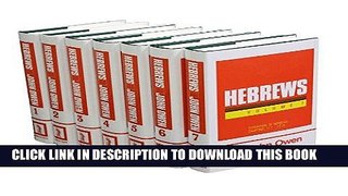 Read Now An Exposition of the Epistle to the Hebrews with Preliminary Exercitations (7 Volume Set)
