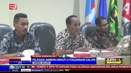 KPU Bekasi Tetapkan 5 Pasangan Calon