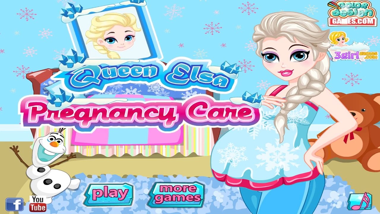 Queen Elsa Pregnancy Care Disney princess Frozen Best Baby Games