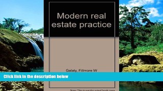 READ FULL  Modern Real Estate Practice  READ Ebook Full Ebook