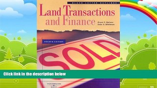Big Deals  Land Transactions and Finance (Black Letter Outlines)  Best Seller Books Best Seller