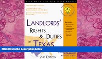 Books to Read  Landlord s Rights   Duties in Texas (Landlord s Legal Guide in Texas)  Best Seller