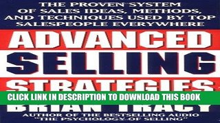 [Ebook] Advanced Selling Strategies: The Proven System of Sales Ideas, Methods, and Techniques
