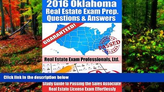 Big Deals  2016 Oklahoma Real Estate Exam Prep Questions and Answers: Study Guide to Passing the