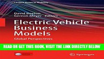 [New] Ebook Electric Vehicle Business Models: Global Perspectives (Lecture Notes in Mobility) Free