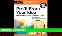 Big Deals  Profit From Your Idea: How to Make Smart Licensing Deals  Full Ebooks Best Seller