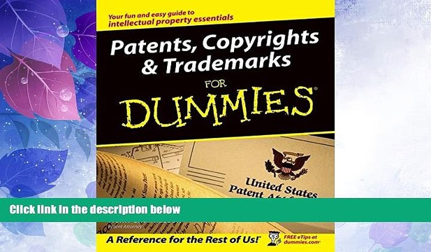 Big Deals Patents, Copyrights and Trademarks For Dummies Best Seller Books Best Seller