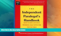 Big Deals  The Independent Paralegal s Handbook: Everything You Need to Run a Business Preparing