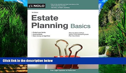 Books to Read  Estate Planning Basics  Full Ebooks Most Wanted