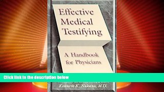 Big Deals  Effective Medical Testifying: A Handbook for Physicians, 1e  Best Seller Books Most