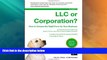 Big Deals  LLC or Corporation? How to Choose the Right Form for Your Business  Best Seller Books