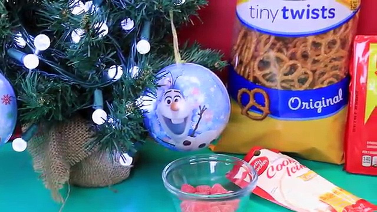 Easy Christmas COOKIES for Kids Peanut Butter + M&Ms DIY Christmas Reindeer Cookies by DisneyCarToys