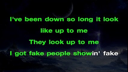 DRAKE - Fake Love // Official Karaoke Instrumental Lyrics Cover Sing Along