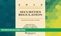 READ FULL  Securities Regulation: Selected Statutes Rules   Forms 2012 Supplement  READ Ebook Full