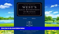 Books to Read  West s Legal Environment of Business: Text and Cases  Full Ebooks Best Seller