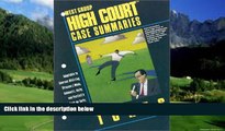 Big Deals  High Court Case Summaries on Torts (Prosser (High Court Case Summaries)  Full Ebooks