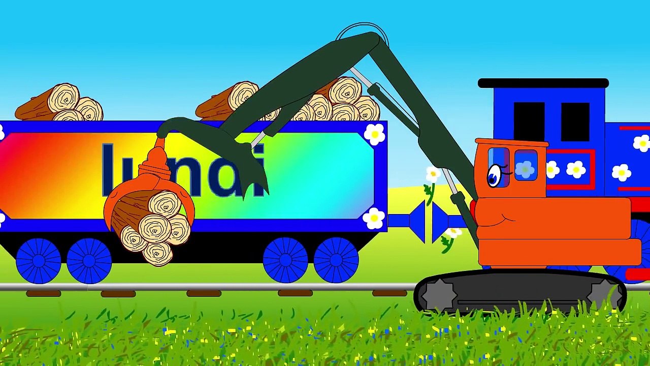 Dessin animé pour enfants. Apprendre les jours de la semaine en français avec le train Tchou-Tchou