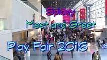 DisneyCarToys Spidey Awesome Meet & Greet at Play Fair Toy Fair   Spiderman Gives Shopkins Toys
