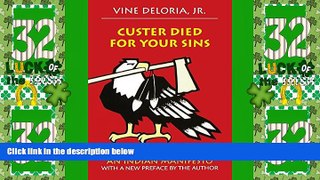 Big Deals  Custer Died for Your Sins: An Indian Manifesto  Best Seller Books Best Seller