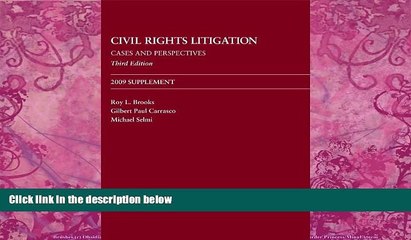 Big Deals  Civil Rights Litigation: Cases and Materials  Full Ebooks Most Wanted