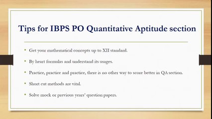 Tips and Strategies to Crack the IBPS PO Exam