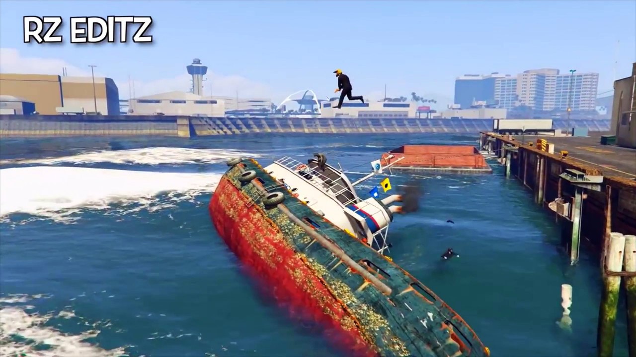 Couler un bateau avec 100 personnes dans GTA V ? Test !