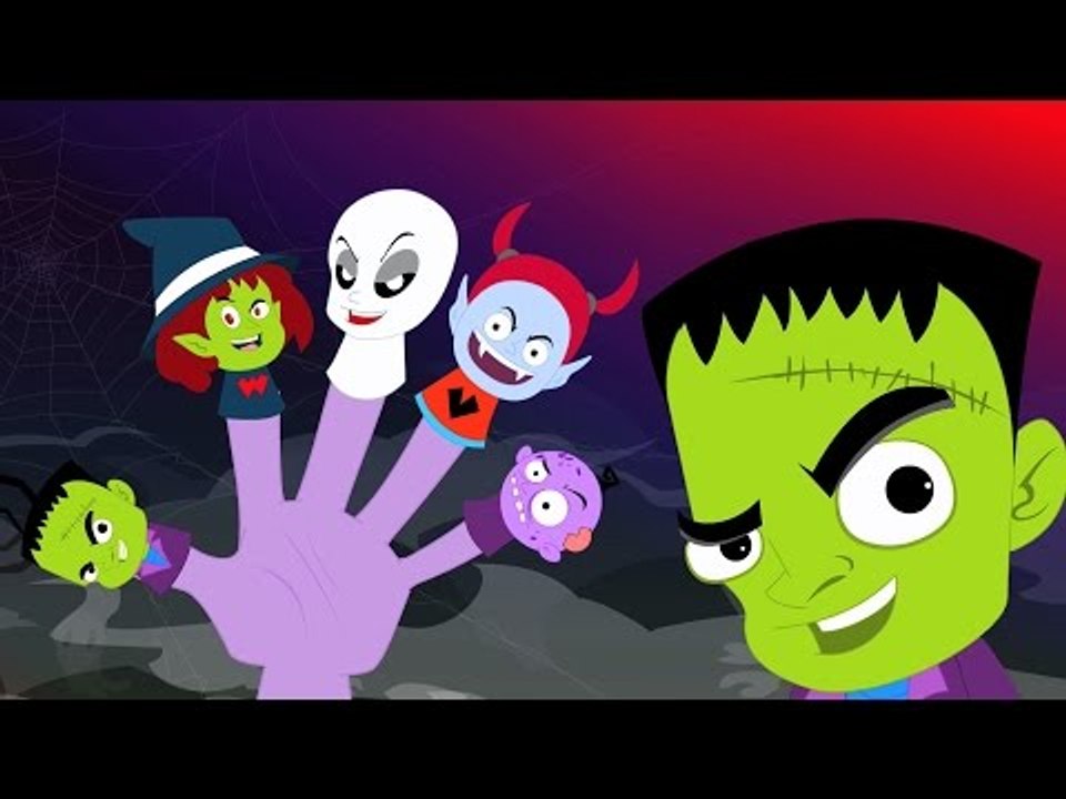 Monstruo dedo familia | Dedo canción | de miedo Cartoon | Rimas para niños | Monster Finger Family