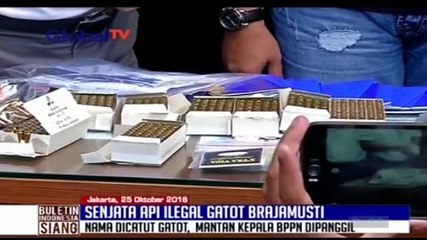 Penyidik Periksa Gatot Terkait Senjata Ilegal