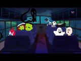 pauroso ruote sul bus | Filastrocca per | Capretti Cartoon | Wheels on the Bus | Nursery Rhyme