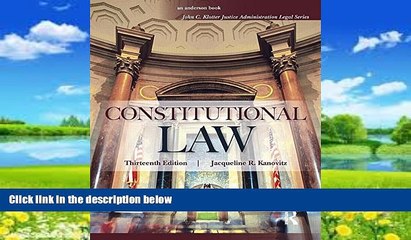 Big Deals  Constitutional Law (John C. Klotter Justice Administration Legal)  Best Seller Books