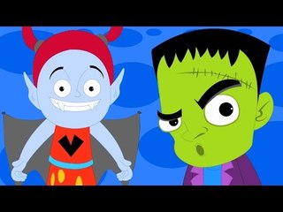 Hallo, es ist Halloween | Kinderlieder | Kinder-Songs | furchtsamer Video | Hello its Halloween