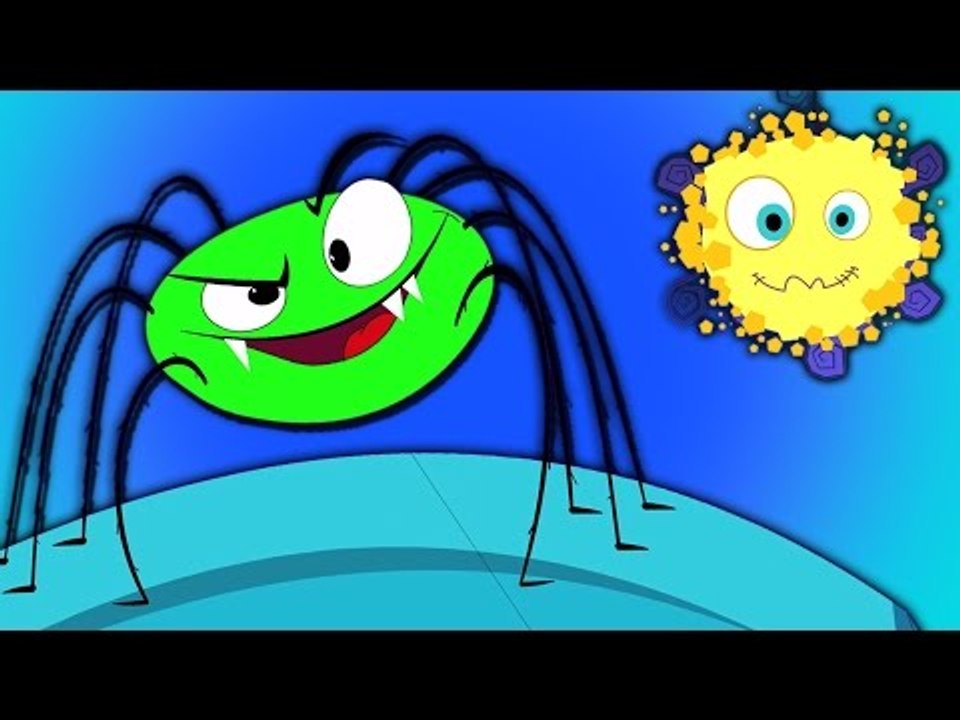 Incy Wincy Паук | Страшно мультфильм для детей | Популярная потешки