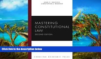 Big Deals  Mastering Constitutional Law, Second Edition (Carolina Academic Press Mastering)  Best