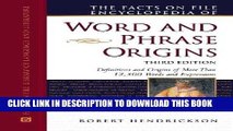 Read Now Facts on File Encyclopedia of Word and Phrase Origins (Facts on File Library of Language