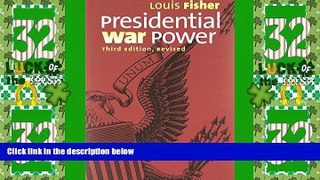 Big Deals  Presidential War Power  Best Seller Books Most Wanted