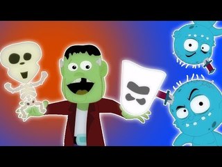 Olá, é do dia das bruxas | vídeo assustador para as crianças