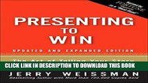 [Ebook] Presenting to Win: The Art of Telling Your Story, Updated and Expanded Edition (paperback)