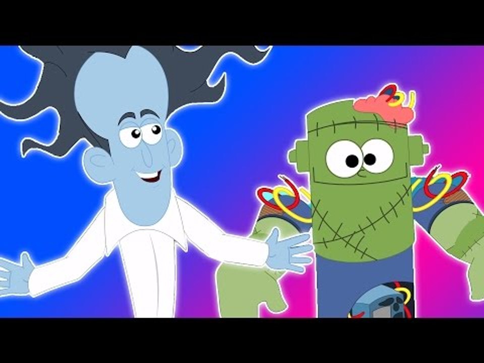 Tête épaule Genoux et orteils | Effrayant Cartoon for kids | Popular Comptine | Head Shooulders