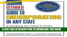 Read Now Ultimate Guide to Incorporating In Any State: Everything You Need to Know (Ultimate