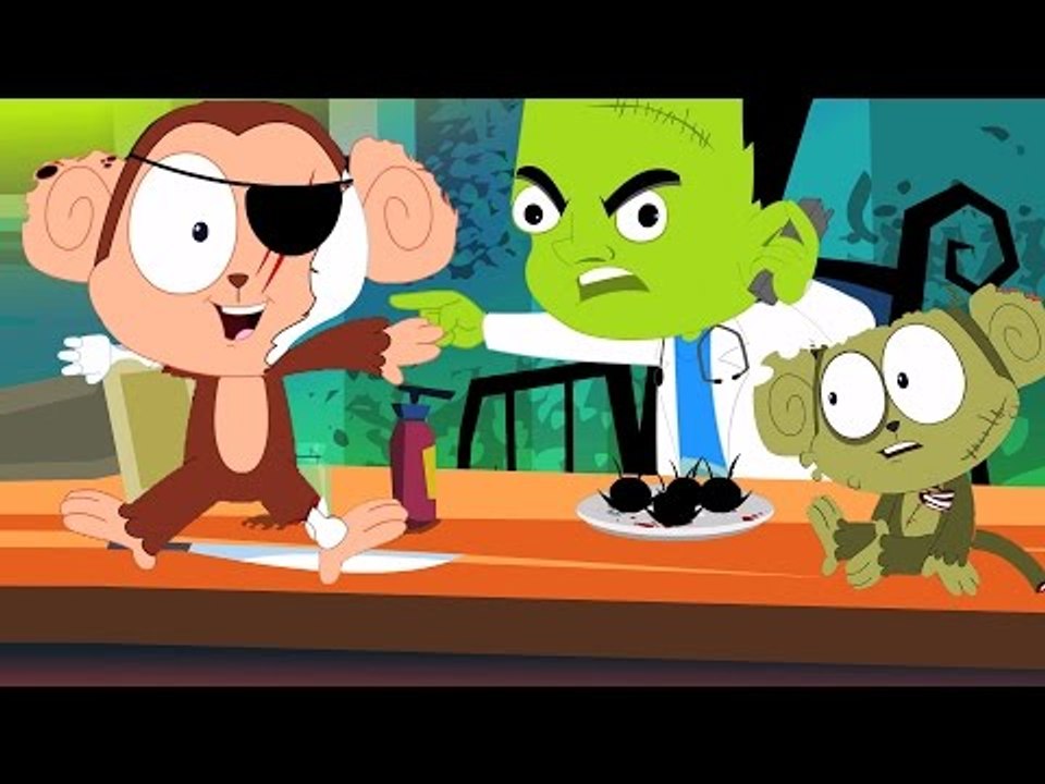 cinco pequenos macacos | crianças rima | vídeo do bebê | Five Little Monkeys | Nursery Rhyme & Song