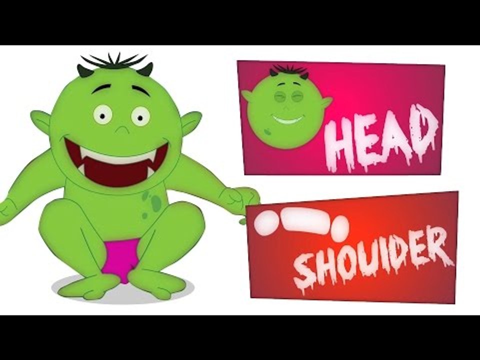 Las rodillas de hombro cabeza y de los pies | Cartoon para los niños | Populares la poesía infantil